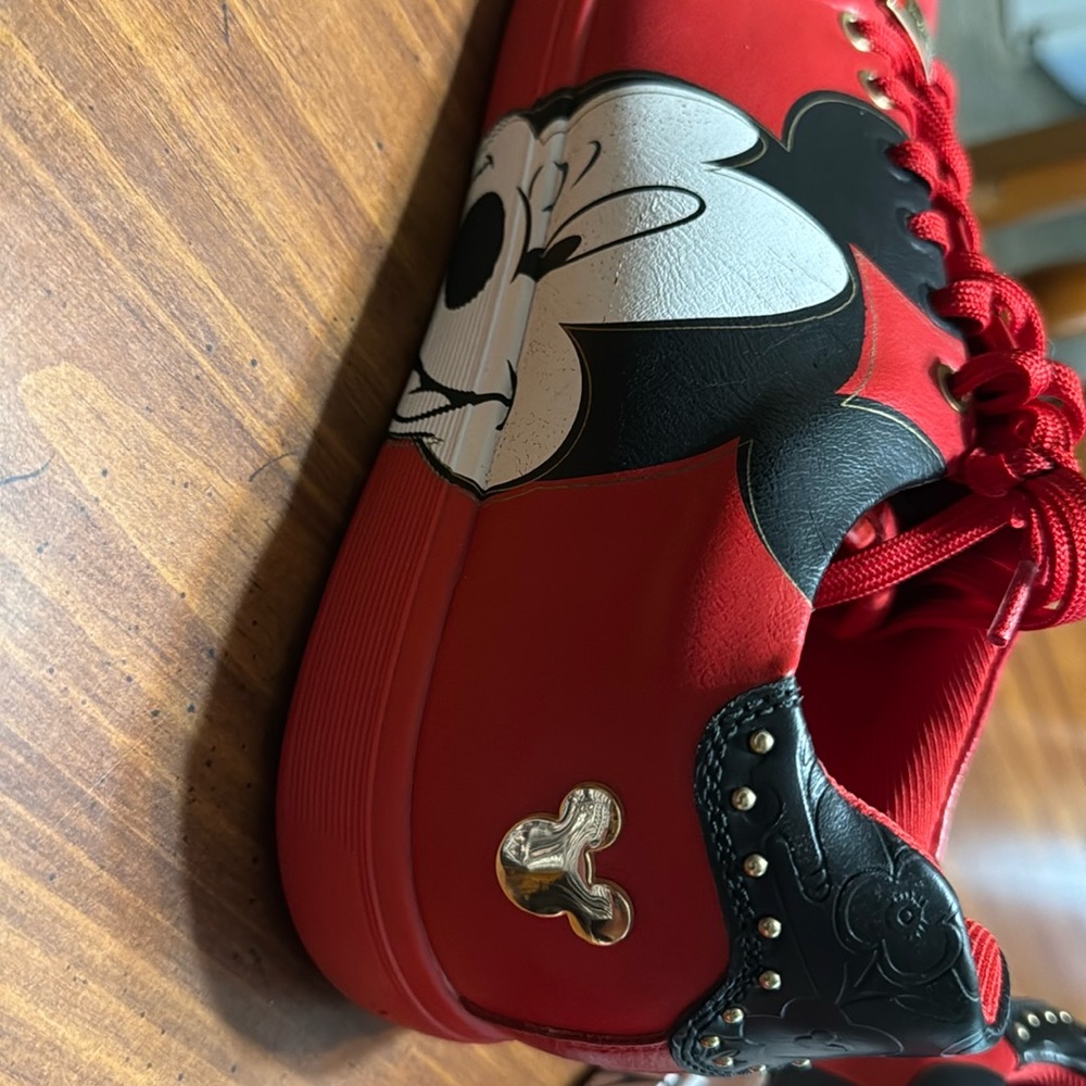 Aldo Disney Mickey tennis shoes. New without tags. Red! - Picture 4 of 8